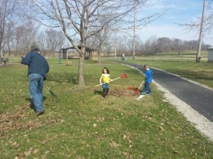 Plymouth 4-H park cleanup