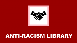 anti-racism library icon and link